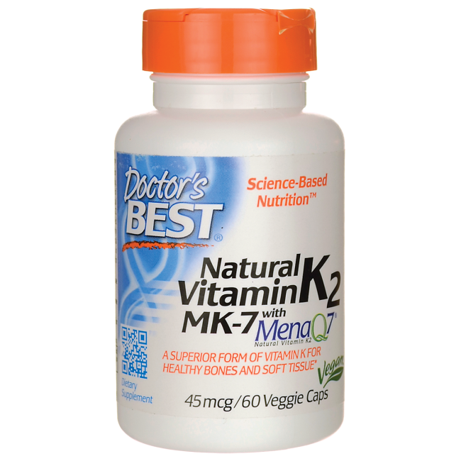 Natural Vitamin K2 MK-7 with MenaQ7