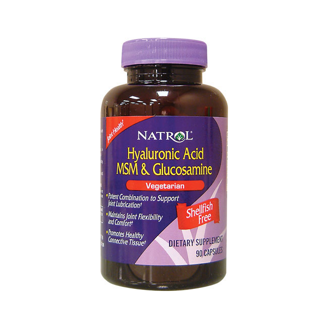 Hyaluronic Acid, MSM & Glucosamine - Vegetarian