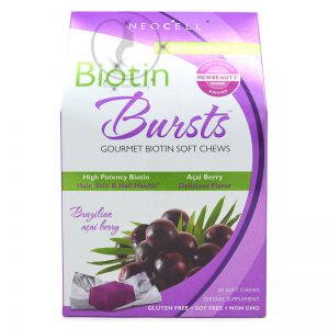 Kẹo ngậm Neocell Biotin Bursts đẹp da mượt tóc