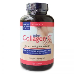 Viên uống Neocell Super Collagen+C Type I & III săn da đẹp tóc